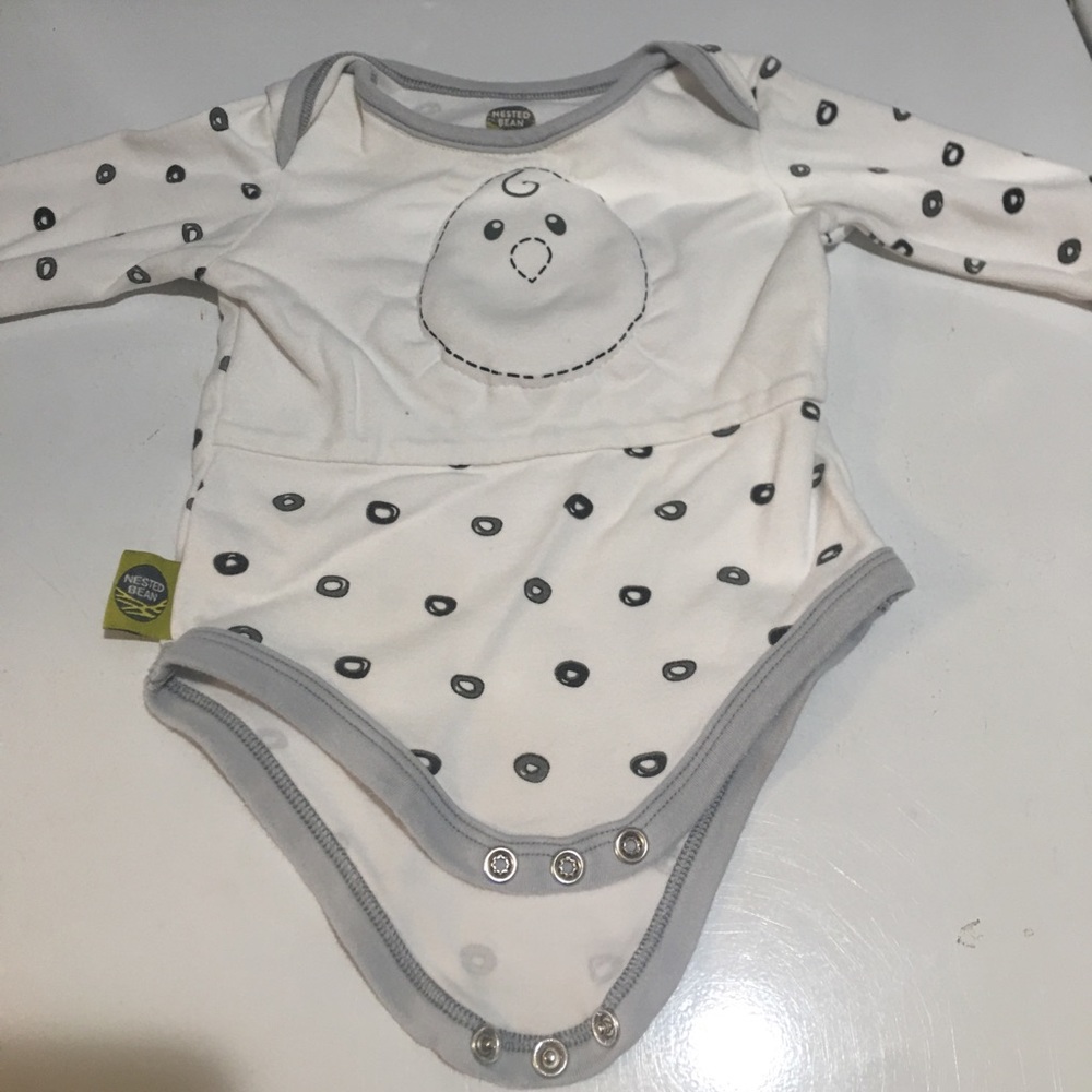 Nested bean onsie 3-6 months.